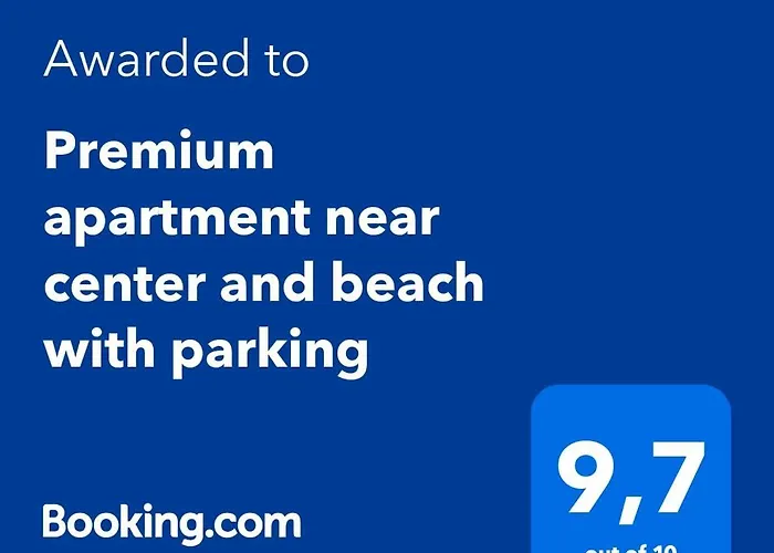 Premium Apartment Near Center And Beach With Parking